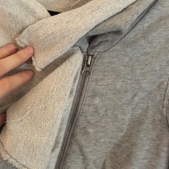 We the Free People Zip Up Ruffle Sweater - Picture 4 of 5